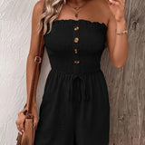 Tiana™ - Schicker Strapless Jumpsuit Shorts