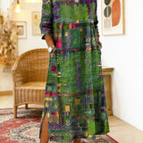 Isabelle | Ethnisches Patchwork-Kleid