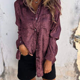 Damen Langarmshirt mit Tasche
