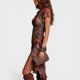 Ines | Boho-Midi-Kleid