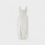 Maxi-Kleid mit drapierter Rock und seitlichem Schlitz