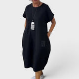 Nicole | Midi Kleid mit Taschen
