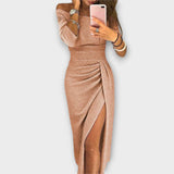 Lena™ - Elegantes Off-Shoulder Kleid