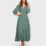 Maxikleid mit Blumenmuster für Frauen