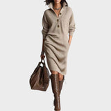 Andreja - Elegantes Warmes Strickkleid