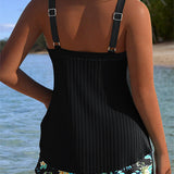 Clara™ – Elegantes Floral Tankini Set
