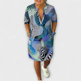 Liora - Kleid mit V-Ausschnitt