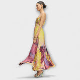 Kiara - Maxikleid mit lebhaftem Ikat-Muster