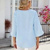Belinda™ | V-Ausschnitt Bluse