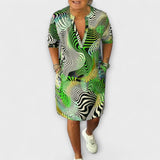 Liora - Kleid mit V-Ausschnitt