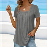 Brenda™ | Elegante Plissee-Bluse