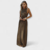 Zendaya - Lange Maxikleid aus Baumwolle