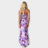 Pia - Maxikleid mit asymmetrischen Rüschen
