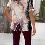Luna™ | Dehnbares Bedrucktes Zweiteiliges Outfit