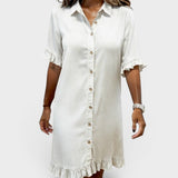 Camille™ | Elegantes Denim-Kleid