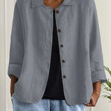Marilla™ – Klassischer leichter Hemd-Cardigan