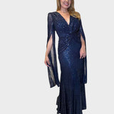Nerma - Maxi-Kleid Glänzend