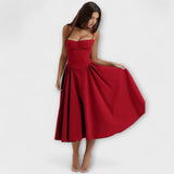 Rosalie - Elegantes ärmelloses Korsettkleid