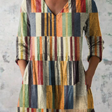 Chloe | Lange Bluse mit V-Ausschnitt
