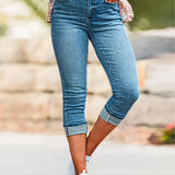Winnie™ – Retro Hochtaillierte Capri-Hosen