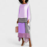 Elenora - Geometrischer Kaftan mit lässigem Schnitt