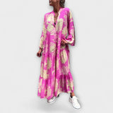 Nerina - Elegante Maxikleider mit Blumenmuster