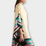 Elenora - Geometrischer Kaftan mit lässigem Schnitt
