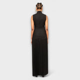 Kristen - Maxikleid mit plissierten Details und Ausschnitten