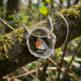 Handgefertigter eleganter Vogelkragen