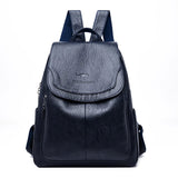 Gwendolyn - Anti-Diebstahl-Rucksack aus Leder