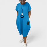Nicole | Midi Kleid mit Taschen