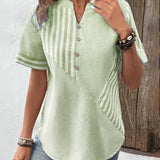 Monroe™ | Weiche gestreifte Bluse