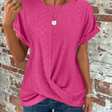 Carrie™ - Bequemes T-Shirt mit Twist-Saum