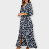 Maxikleid mit Blumenmuster für Frauen