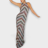 Reese - Strickkleid Jodie mit Chevron-Muster