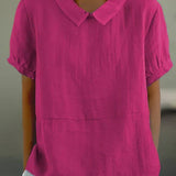 Amalie ™ - Entspannt geschnittene Bluse mit Kragen
