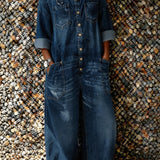 Bo | Damen Overall mit Knöpfen und Taschen
