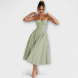 Rosalie - Elegantes ärmelloses Korsettkleid