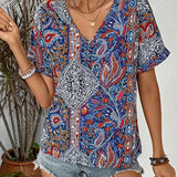 Livia - Lockeres Sommer-Paisley-Top