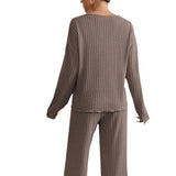 Grace - Damen Freizeitanzüge Mit Hoher Taille Und Langen Hosen