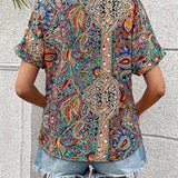 Livia - Lockeres Sommer-Paisley-Top