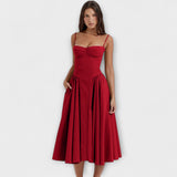 Rosalie - Elegantes ärmelloses Korsettkleid