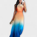 Haven - Maxikleid ohne Ärmel Tie-Dye