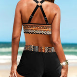 Luisa | Bikini mit geometrischem Muster
