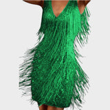 Tasa - Mini-Kleid mit Fransen