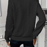 Chloe - Lässiges Sweatshirt Mit Langen Ärmeln Und Reißverschluss