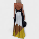 Nava - Lange Kleid mit Rückenausschnitt