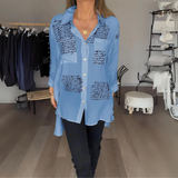 Carla™ | Handgeschriebene Button-Up-Bluse