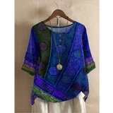 Valarie - Farbenfrohes Bohemian-Top