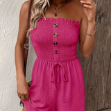 Tiana™ - Schicker Strapless Jumpsuit Shorts